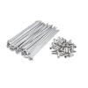 TVLAR 40PCS 181mm-230mm Silver 14G Bicycle Spokes with Nipples Stainless Steel Mountain Road Bike (Color : 190mm) view 3