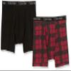 Calvin Klein Boys Modern Cotton Assorted Boxer Briefs Underwear, Pack of 2 Rhubpld/Black Small view 1