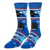Cool Socks, Christmas Holiday Socks for Men, Fun Snack food Print, Oreo Cookies Large view 1
