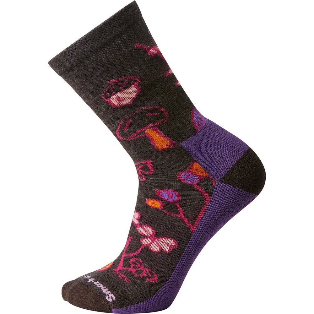 Smartwool Everyday Light Cushion Merino Wool Forest Loot Crew Socks for Men and Women, Chestnut, X-Large