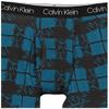 Calvin Klein Kids Boys' Modern Cotton Boxer Brief Underwear 2-Pack, Blue Plaid/Darkslate, Large view 2