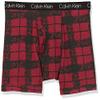 Calvin Klein Boys Modern Cotton Assorted Boxer Briefs Underwear, Pack of 2 Rhubpld/Black X- Small view 3