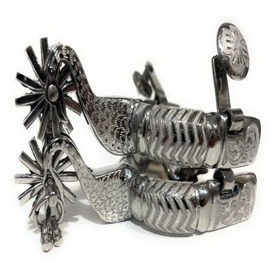 Charro Saddle Spurs, Western Saddle Riding Spurs, Espuelas Charras
