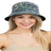 2Chique Boutique Women's Sequin Bucket Hat (Blue) view 1