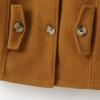Toddler Girls Winter Long Sleeve Warm Fleece Coat Jacket Solid Color for Babys Clothes Brown Toddler (Brown, 4-5 Years) view 2
