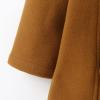 Toddler Girls Winter Long Sleeve Warm Fleece Coat Jacket Solid Color for Babys Clothes Brown Toddler (Brown, 4-5 Years) view 3