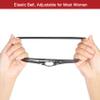 alisikee Adjustable O-ring Leg Garter, Elastic Thigh Garters Belt for Women, 1 Pair, Red view 4