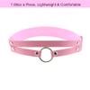 alisikee Adjustable O-ring Leg Garter, Elastic Thigh Garters Belt for Women, 1 Pair, Pink view 3