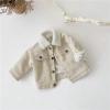 Toddler Boys Girls Winter Long Sleeve Corduroy Lamb Fleece Warm Jacket Coat Outwear Begie Toddler (Beige, 12-18 Months) view 3