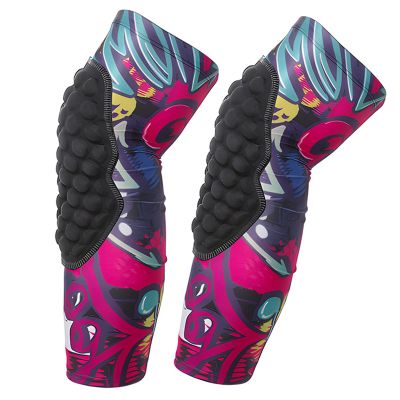 Topeter Impact Compression Knee Pads Youth Girls Protective Knee Pads for Basketball Soccer Baseball Wrestling Volleyball Football Pink YM