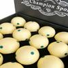 Champion 2-1/4" Billiard Practice Training Pool Cue Ball (6 dot, 16 Balls/Box, Purple, Black, Green, Blue, Red (Green) view 4