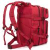 QT&QY Red Military Tactical Backpacks For women Fitness Army Molle Daypack 45L Large 3 Day emergency survival backpack Bug Out Bag Gym Rucksack With Bottle Holder view 3