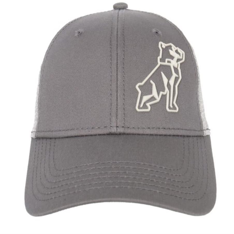 Mack Trucks Mack 3D Bulldog Dark Grey Mesh Snapback Cap/Hat