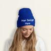 Custom Your Name/Text/Logo/Image Men's Knit Cuffed Beanie view 4