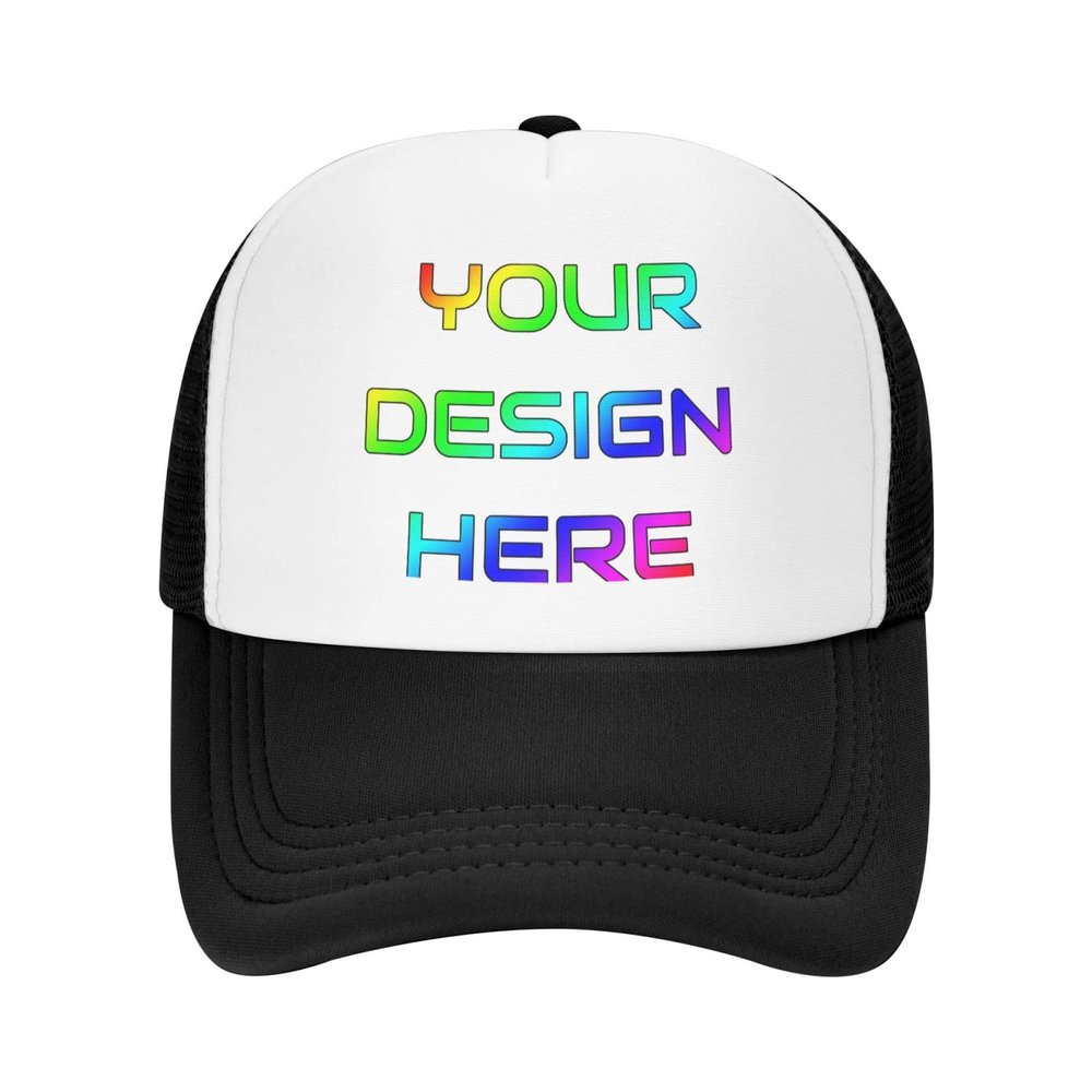 Custom Baseball Hat Personalized Trucker Cap for Men & Women Personalized Image Text Baseball Cap Hats