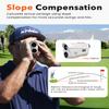 Golf Rangefinder with Slope - 1200 Yard Laser Range Finder for Golfing & Hunting, High-Precision Flag Locking Vibration, 7X Magnification, USB-C Rechargeable, Built-in Magnetic Strip view 3