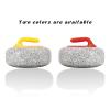KUSINDOG Curling Stones Curling Rock Granite for Curling Sport Game, 5.5 to 17 kg (29cm(11.42") Red) view 4