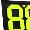 Colaxi Portable Football Soccer Manual Substitution Board Card Two Digit Reversible Numbers Double Sided Display Fluorescent Display Easily Operate view 3