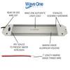 Wave One Marine 12" Dual Color Dimmable Dome Boat Light | 12V Volt RV Aluminum Housing Touch Dimmer Switch | IP67 Waterproof Interior Exterior (White | Red) view 4