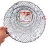 1pc Catch Fishnet Bait Cast Net Crab Fishing Gadgets Fishing Kit Lobster Bait Cages Folded Cast Net Net Mesh Telescopic Feeder Net Tool Spring Cage Cable view 2