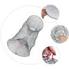 1pc Catch Fishnet Bait Cast Net Crab Fishing Gadgets Fishing Kit Lobster Bait Cages Folded Cast Net Net Mesh Telescopic Feeder Net Tool Spring Cage Cable view 4