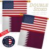 Americana Home & Garden World Cup Friendship Home Banner Wall Art Patio Porch Lawn Garden Flag Stand Pole Room Decorations Indoor Outdoor FIFA Gifts Team Qatar Trophy Soccer Game Football, Made In USA view 3