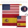 World Cup Spain USA Friendship Flag Home Decor Banner Room Wall Art Patio Porch Lawn Garden Outdoor Decorations Tapestry Yard Signs FIFA Gifts Team Qatar Trophy Soccer Game Football Made in USA view 4