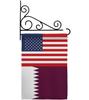 Americana Home & Garden World Cup Friendship Home Banner Room Flag Pole Patio Lawn Garden Outdoor Decorations Indoor Tapestry Yard Signs FIFA Gifts Team Qatar Trophy Soccer Game Football, Made in USA view 1