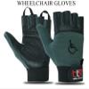 BTR BORN TO RACE Wheelchair Gloves for Men and Women  Full Thumb Mobility Gloves for Active Lifestyles and Intense Sports, Boosting Comfort and Performance (Black-L) view 2