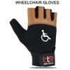 BTR BORN TO RACE Wheelchair Gloves for Men and Women  Full Thumb Mobility Gloves for Active Lifestyles and Intense Sports, Boosting Comfort and Performance (Brown-L) view 3