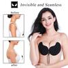 2 Pairs Sticky Bra Backless Strapless Push up Bras for Women, Invisible Adhesive Lift Lace up Bra for Large Breasts - Fit for C Cup view 4