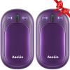 AI Hand Warmers Rechargeable, AaoLin 2 Pack Electric Hand Warmers Reusable, 12Hrs Long Heating, Portable Pocket Handwarmer Great Gift for Outdoors, Camping, Golf, Hunting Gear view 1
