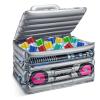 Cunhill 1 Piece Inflatable Boom Box Beverage Cooler Summer 80s 90s Theme Party Decorations Inflatable Cooler Radio Blow up Boom Box Birthday Drink Favors for Retro Nightclub Party Hip Hop Supplies view 1