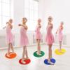 60 Pcs 9 Inch Poly Vinyl Spot Markers TPE Floor Spot Dots Non Slip Flat Field Cones Poly Dots Agility Markers for Gym Floor Exercise Dance Speed Agility Training view 4