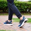 OrthoComfoot Men's Orthopedic Fashion Sneakers with Arch Support: Supportive Athletic Shoes for Walking, Breathable Diabetic Sneaker for Plantar Fasciitis and Flat Feet Blue Size 8 view 2