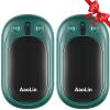 AI Hand Warmers Rechargeable, AaoLin 2 Pack Electric Hand Warmers Reusable, 12Hrs Long Heating, Portable Pocket Handwarmer Great Gift for Outdoors, Camping, Golf, Hunting Gear view 1