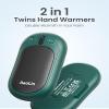 AI Hand Warmers Rechargeable, AaoLin 2 Pack Electric Hand Warmers Reusable, 12Hrs Long Heating, Portable Pocket Handwarmer Great Gift for Outdoors, Camping, Golf, Hunting Gear view 2