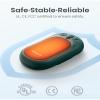 AI Hand Warmers Rechargeable, AaoLin 2 Pack Electric Hand Warmers Reusable, 12Hrs Long Heating, Portable Pocket Handwarmer Great Gift for Outdoors, Camping, Golf, Hunting Gear view 4