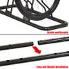 Simple Houseware 2 Bike Bicycle Floor Parking Adjustable Storage Stand, Black view 3