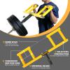 ZUKAM Viking Press Landmine Handle T-Bar Row Attachment for 2-Inch Olympic Barbell (Yellow) view 3