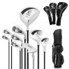 GYMAX Complete Golf Club Set for Women, 14 PCS Right Hand Golf Set with #1 Driver & #3 Fairway & #4 Hybrid & #6/#7/#8/#9/#P Irons, Putter & Head Covers, Ladies Golf Clubs Full Set (Black) view 1