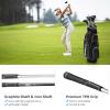 GYMAX Complete Golf Club Set for Women, 14 PCS Right Hand Golf Set with #1 Driver & #3 Fairway & #4 Hybrid & #6/#7/#8/#9/#P Irons, Putter & Head Covers, Ladies Golf Clubs Full Set (Black) view 4
