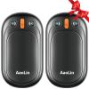 AI Hand Warmers Rechargeable, AaoLin 2 Pack Electric Hand Warmers Reusable, 12Hrs Long Heating, Portable Pocket Handwarmer Great Gift for Outdoors, Camping, Golf, Hunting Gear view 1