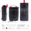 BearHoHo Outdoor Survival Kit IFAK Quick Pull Out Emergency Medical Bag Tactical First Aid Kit Molle System One Hand Operation for Camping Training Hiking Trauma Supplies (Full Set Kit, Black) view 4