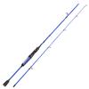 One Bass Fishing Rods,IM7 Graphite Spinning Rod & Casting Rod, 2 Pc Strong Quality Baitcasting Rod with Super Polymer Handle- 6' Spinning -Blue view 2
