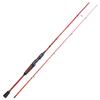 One Bass Fishing Rods,IM7 Graphite Spinning Rod & Casting Rod, 2 Pc Strong Quality Baitcasting Rod with Super Polymer Handle- 6'6" Spinning -Red view 2