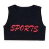 Moggemol Kids Girls Basic Sports Bra Sleeveless Crisscross Keyhole Back Crop Top for Dance/Yoga/Running Type D 8 view 1