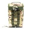 BearHoHo Outdoor Survival Kit IFAK Quick Pull Out Emergency Medical Bag Tactical First Aid Kit Molle System One Hand Operation for Camping Training Hiking Trauma Supplies (Full Set Kit, Camouflage)