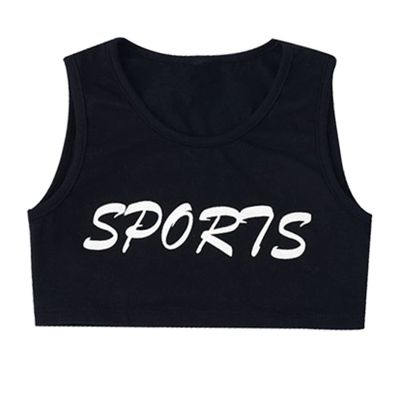 Moggemol Kids Girls Basic Sports Bra Sleeveless Crisscross Keyhole Back Crop Top for Dance/Yoga/Running Type B 10