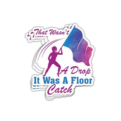 ULTRAVUTT Colorguard Stickers Making The Band Look Good Color Guard Sticker Color Guard Helps Sticker Colorguard Girls Stickers Flag Gift Decorations